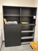 WOOD STORAGE CABINET