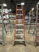 8' FIBERGLASS A-FRAME LADDER