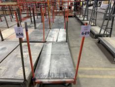 5' METAL MATERIAL HANDLING CART