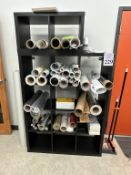 CUBBIE CABINET WITH CONTENTS