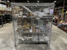 METAL CAGE WITH CONTENTS