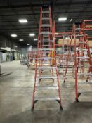 12' FIBERGLASS A-FRAME LADDER