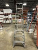8' FIBERGLASS A-FRAME LADDER
