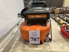 RIDGID 6 GALLON PANCAKE AIR COMPRESSOR