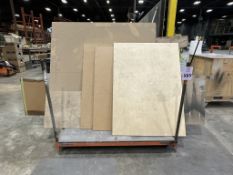 5' METAL UTILITY CART WITH CONTENTS