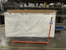 METAL CART WITH CONTENTS