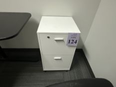 2-DRAWER WOOD FILING CABINET
