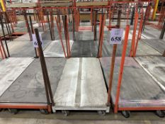 5' METAL MATERIAL HANDLING CART