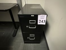 2-DRAWER METAL FILE CABINET
