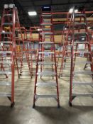 10' FIBERGLASS A-FRAME LADDER