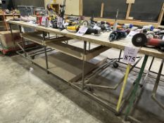 10' WORKBENCH ON CASTERS (EXCLUDES CONTENTS)