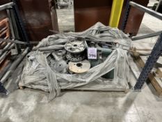 PALLET CONSISTING OF VARIOUS SPOOLS OF WIRE