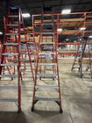 10' FIBERGLASS A-FRAME LADDER