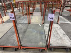 5' METAL MATERIAL HANDLING CART