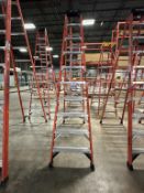 10' FIBERGLASS A-FRAME LADDER