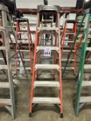 6' FIBERGLASS A-FRAME LADDER