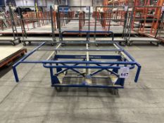 SHOPCARTS HYDRAULIC LIFT MATERIAL HANDLING CART