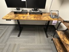 COMPUTER WORK STATION WITH BOOK SHELF