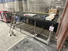 10' WORK TABLE WITH VARIOUS TOOLS