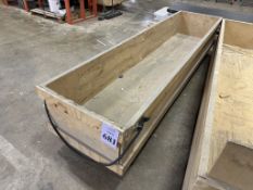 9' WOOD STORAGE BINS ON CASTERS