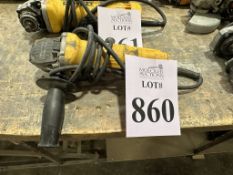 DEWALT CORDED ANGLE GRINDER