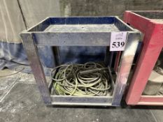 WOOD CART WITH AIR HOSES