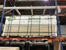 PALLET OF WHITE BIRCH PLYWOOD