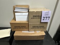 LOT CONSISTING OF ENVELOPES AND PAPER