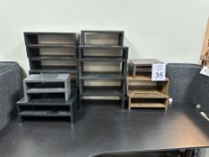 LOT CONSISTING OF VARIOUS SIZED WOOD RISERS