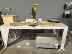 DEWALT COMPOUND MITER SAW WITH WORK BENCH