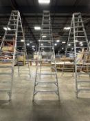 14' ALUMINUM A-FRAME LADDER