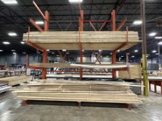 CANTILEVER RACK WITH CONTENTS