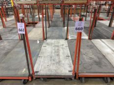 5' METAL MATERIAL HANDLING CART