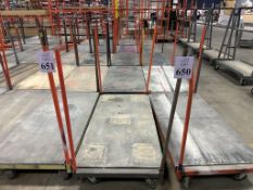 5' METAL MATERIAL HANDLING CART