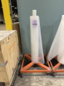 METAL MATERIAL CART ON CASTERS