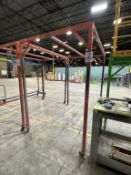 8' METAL MATERIAL DRYING RACK