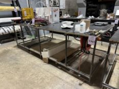 10' WORK TABLE ON CASTERS