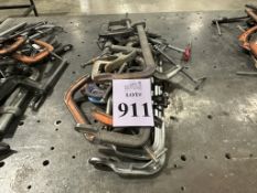 LOT CONSISTING OF: VARIOUS HEAVY DUTY CLAMPS