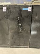 2-DOOR METAL STORAGE CABINET