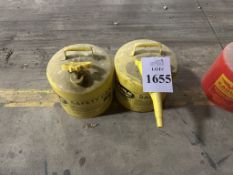 EAGLE SAFETY CANS YELLOW