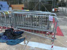 GALVANIZED STEEL CROWD CONTROL BARRIERS