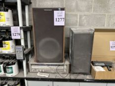 SCOTT STEREO RECEIVER WITH SPEAKERS