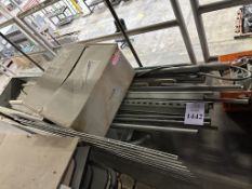METAL MATERIAL CART WITH CONTENTS