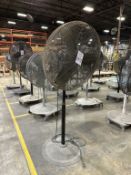 PEDESTAL FAN ON CASTERS