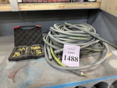 LOT CONSISTING OF: AIR HOSES AND HARDWARE