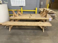 LOT CONSISTING OF: (7) WOOD BENCHES