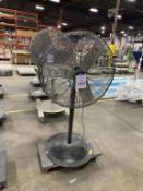 PEDESTAL FAN ON CASTERS