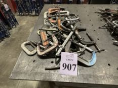 LOT CONSISTING OF: VARIOUS HEAVY DUTY CLAMPS