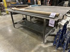 8' HEAVY DUTY METAL WORK BENCH