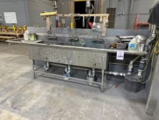 3 COMPARTMENT STAINLESS STEEL SINK